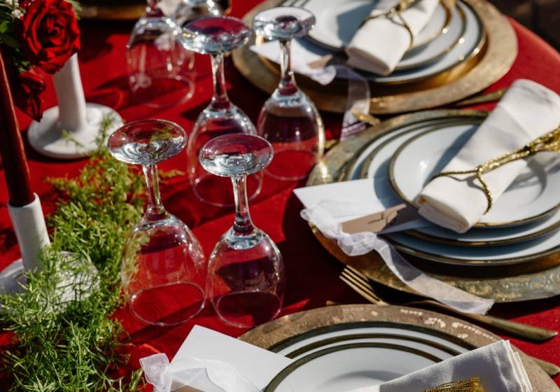 Tamunt buffet service in Marrakech